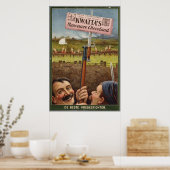 Kwattas Manöver Chocolaad Poster (Küche)