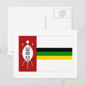 KwaZulu-Flagge Postkarte (Vorne/Hinten)