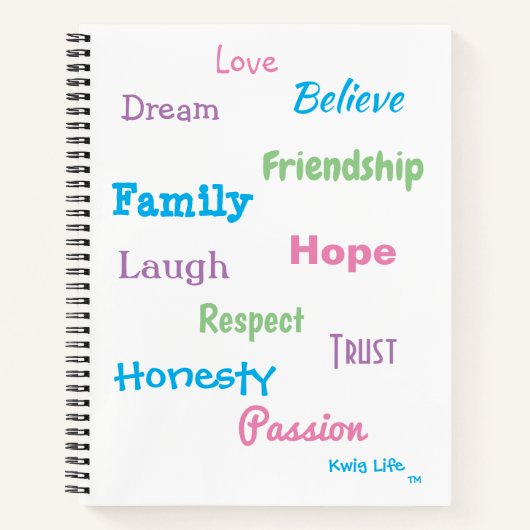 Kwig Life Tm Notizblock (Vorderseite)