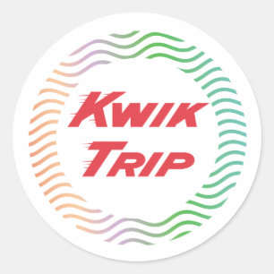 Kwik-Reise Runder Aufkleber