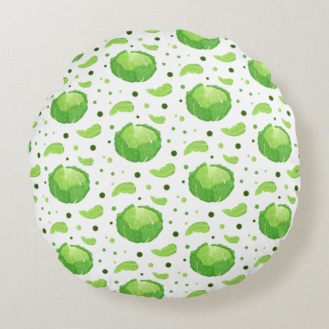 Kyabetsu Rundes Kissen (Vorderseite)