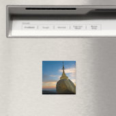 Kyaiktiyo Pagoda bei Sonnenuntergang Magnet (In Situ (Geschirrspüler))