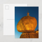 Kyaiktiyo Pagoda Postkarte (Vorne/Hinten)