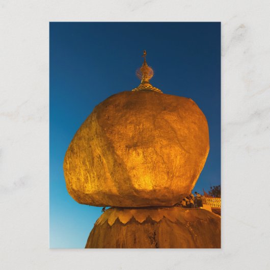 Kyaiktiyo Pagoda Postkarte (Vorderseite)