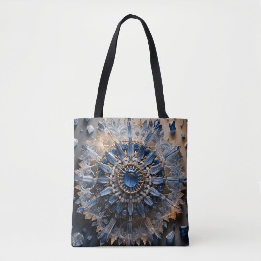 Kyanit-Mandala-Tasche Tasche (Vorderseite)
