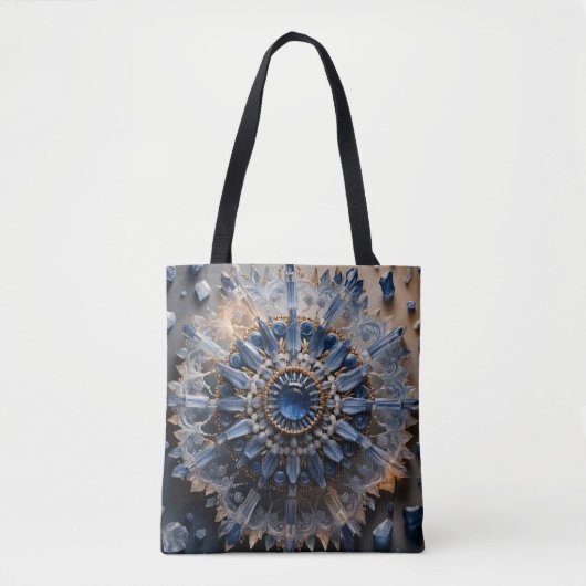 Kyanite-Mandala-Tasche Tasche (Vorderseite)