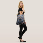 Kyanite-Mandala-Tasche Tasche (Am Model)