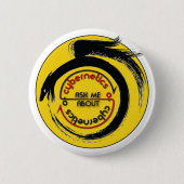 Kybernetik des Kybernetik-Knopfes Button (Vorderseite)