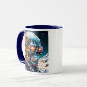 Kybernetischer Eiskrieger Tasse (Vorderseite Links)