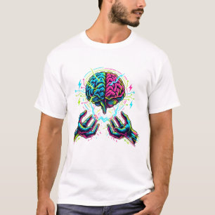 Kybernetischer Schaltkreis Gehirn Elektrotechnik T-Shirt