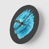 Kybernetischer Titan Runde Wanduhr (Winkel)