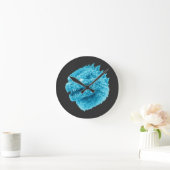 Kybernetischer Titan Runde Wanduhr (Zuhause)