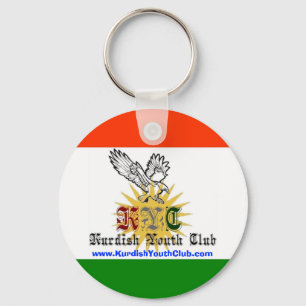 kycflag Schlüsselkette, www.KurdishYouthClub.com Schlüsselanhänger