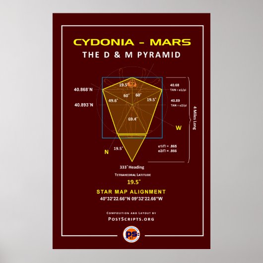 Kydonia-Mars: D&M Pyramide Poster (Vorne)