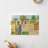 "Kyeeya Woman" Notecard Mitteilungskarte (Vorderseite/Rückseite Beispiel)