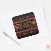 Kyiv Black Quadratischer Aufkleber (Umschlag)