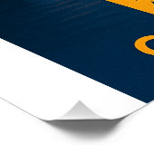 Kyiv Golden Glow" Poster (Ecke)