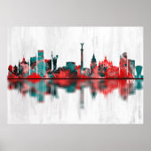 Kyiv Ukraine Skyline Poster (Vorne)