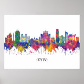 Kyiv Ukraine Skyline Poster (Vorne)