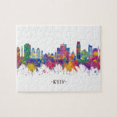 Kyiv Ukraine Skyline Puzzle (Horizontal)