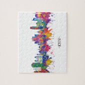 Kyiv Ukraine Skyline Puzzle (Vertikal)