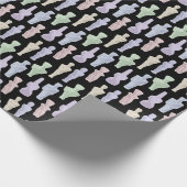 Kykladen-Figuren Geschenkpapier (Ecke)