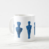 Kykladen-Figuren Kaffeetasse (Vorderseite Links)