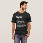 KYLA Definition Personalisiert Name Funny Birthday T-Shirt (Vorne ganz)