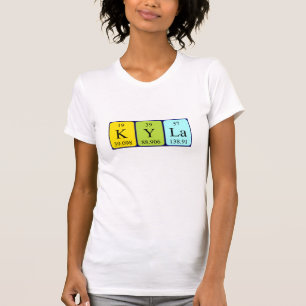 Kyla Namen-Shirt periodischer Tabelle T-Shirt