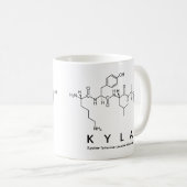 Kyla Peptid-Namen-Tasse Kaffeetasse (VorderseiteRechts)