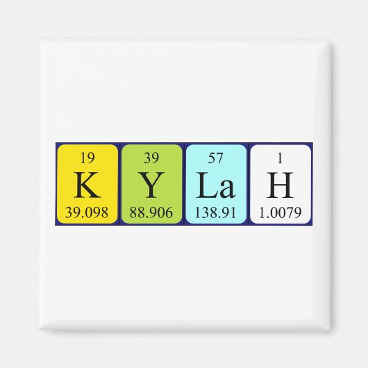 Kylah-Periodenmagnet Magnet (Vorne)