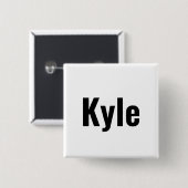 Kyle Mens Name Button (Vorne & Hinten)