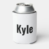 Kyle Mens Name Dosenkühler (Kanne Rückseite)