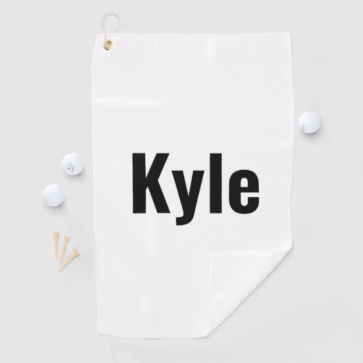 Kyle Mens Name Golfhandtuch (Insitu)