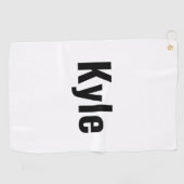 Kyle Mens Name Golfhandtuch (Horizontal)