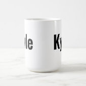 Kyle Mens Name Kaffeetasse (Mittel)