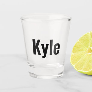 Kyle Mens Name Schnapsglas