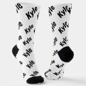 Kyle Mens Name Socken (Gewinkelt)
