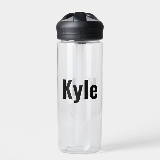 Kyle Mens Name Trinkflasche (Vorderseite)
