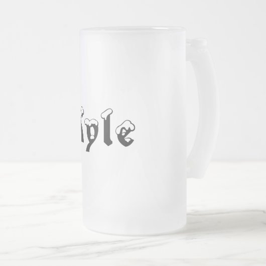 Kyle-Name Art-Mattierte Tasse (VorderseiteRechts)