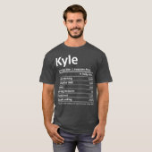 KYLE Nutrition Funny Birthday Personalisiert Name T-Shirt (Vorne ganz)