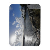 Kyle of Lochalsh in Schottland mit Blick auf Skye Magnet (Vertikal)