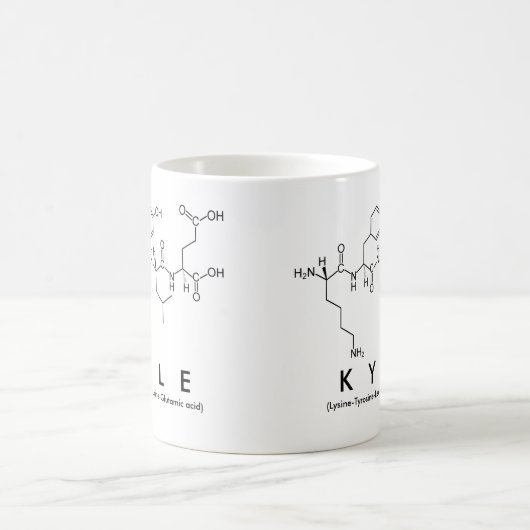 Kyle-Peptidnamen-Tasse Kaffeetasse (Mittel)