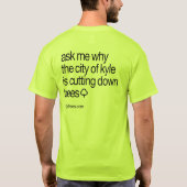 Kyle Trees T-Shirt (Originaldesign) (Rückseite)
