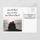 Kyle und Kelly heiraten! Ankündigungspostkarte (Rückseite)