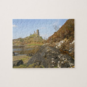 Kyleakin, Schottland. Die alten Ruinen Puzzle