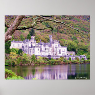 Kylemore Abbey Connemara Print Poster