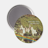 Kylemore Abbey Ireland - Design #2 Magnet (Vorderseite/Rückseite)