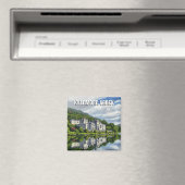 Kylemore Abbey Ireland Travel Magnet (In Situ (Geschirrspüler))