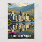 Kylemore Abbey Ireland Travel Postkarte (Vorderseite)